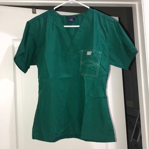 Blue Sky Scrub top
